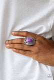 Terra Terrain - Purple Ring - Paparazzi Accessories Ring Bedazzle Me Pretty Mobile Fashion Boutique