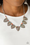 Terra Trailblazer - Multi Necklace - Paparazzi Accessories Necklace Bedazzle Me Pretty Mobile Fashion Boutique