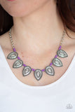 Terra Trailblazer - Purple Necklace - Paparazzi Accessories Necklace Bedazzle Me Pretty Mobile Fashion Boutique
