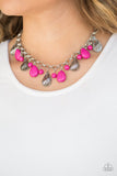 Terra Tranquility - Pink Necklace - Paparazzi Accessories Necklace Bedazzle Me Pretty Mobile Fashion Boutique