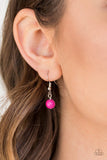 Terra Tranquility - Pink Necklace - Paparazzi Accessories Necklace Bedazzle Me Pretty Mobile Fashion Boutique