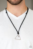 Terra Traverse - Black Necklace - Paparazzi Accessories Necklace Bedazzle Me Pretty Mobile Fashion Boutique