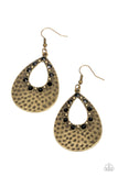 Terraform Twinkle - Black Earrings - Paparazzi Accessories Earrings Bedazzle Me Pretty Mobile Fashion Boutique