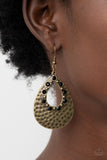 Terraform Twinkle - Black Earrings - Paparazzi Accessories Earrings Bedazzle Me Pretty Mobile Fashion Boutique