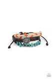 Terrain Trend - Orange Bracelet - Paparazzi Accessories Bracelet Bedazzle Me Pretty Mobile Fashion Boutique
