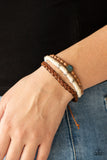 Terrarium Terrain - Blue Bracelet - Paparazzi Accessories Bracelet Bedazzle Me Pretty Mobile Fashion Boutique