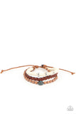 Terrarium Terrain - Blue Bracelet - Paparazzi Accessories Bracelet Bedazzle Me Pretty Mobile Fashion Boutique