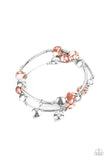 Terrazzo Territory - Brown Bracelet - Paparazzi Accessories Bracelet FS-Bedazzle Me Pretty Mobile Fashion Boutique