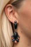 Terrestrial Talisman - Multi Post Earrings - Paparazzi Accessories Post Earrings Bedazzle Me Pretty Mobile Fashion Boutique
