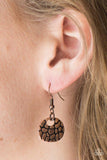 Texture Temptress - Copper Necklace - Paparazzi Accessories Necklace Bedazzle Me Pretty Mobile Fashion Boutique