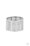 Thai Terrariums - Silver Bracelet - Paparazzi Accessories Bracelet Bedazzle Me Pretty Mobile Fashion Boutique