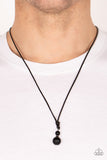 Thai Theory - Black Necklace - Paparazzi Accessories Necklace Bedazzle Me Pretty Mobile Fashion Boutique