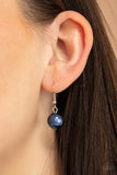 Thanks For The Compliment - Blue Necklace - Paparazzi Accessories Necklace Bedazzle Me Pretty Mobile Fashion Boutique