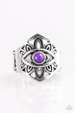 Thats What EYE Want! - Purple Ring - Paparazzi Accessories Ring Bedazzle Me Pretty Mobile Fashion Boutique