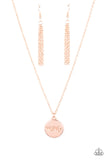 The Cool Mom - Rose Gold Necklace - Paparazzi Accessories Necklace Bedazzle Me Pretty Mobile Fashion Boutique