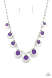 The Cosmos Are Calling - Purple Necklace - Paparazzi Accessories Necklace Bedazzle Me Pretty Mobile Fashion Boutique