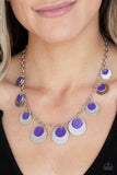 The Cosmos Are Calling - Purple Necklace - Paparazzi Accessories Necklace Bedazzle Me Pretty Mobile Fashion Boutique