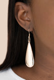The Drop Off - Rose Gold Earrings - Paparazzi Accessories Earrings Bedazzle Me Pretty Mobile Fashion Boutique