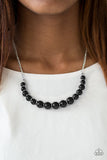 The FASHION Show Must Go On! - Black Necklace - Paparazzi Accessories Necklace Bedazzle Me Pretty Mobile Fashion Boutique
