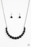 The FASHION Show Must Go On! - Black Necklace - Paparazzi Accessories Necklace Bedazzle Me Pretty Mobile Fashion Boutique