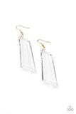 The Final Cut - Gold Earrings - Paparazzi Accessories Earrings Bedazzle Me Pretty Mobile Fashion Boutique