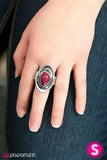 The Final Frontier - Pink Ring - Paparazzi Accessories Ring Bedazzle Me Pretty Mobile Fashion Boutique