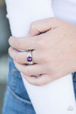 The Front Runner - Purple Ring - Paparazzi Accessories Ring Bedazzle Me Pretty Mobile Fashion Boutique