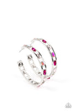 The Gem Fairy - Pink Earrings - Paparazzi Accessories Earrings Bedazzle Me Pretty Mobile Fashion Boutique