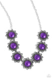 The GLITTER Takes It All - Purple Necklace - Paparazzi Accessories Necklace Bedazzle Me Pretty Mobile Fashion Boutique
