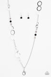 The GLOW-est Of The GLOW - Black Lanyard - Paparazzi Accessories Lanyard Bedazzle Me Pretty Mobile Fashion Boutique