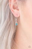 The Glow Show - Blue Necklace - Paparazzi Accessories Necklace Bedazzle Me Pretty Mobile Fashion Boutique