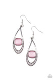 The Greatest GLOW On Earth - Pink Earrings - Paparazzi Accessories Earrings Bedazzle Me Pretty Mobile Fashion Boutique