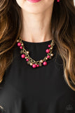 The GRIT Crowd - Pink Necklace - Paparazzi Accessories Necklace Bedazzle Me Pretty Mobile Fashion Boutique