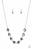 The Imperfectionist - Silver Necklace - Paparazzi Accessories Necklace Bedazzle Me Pretty Mobile Fashion Boutique