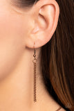 The KIND Side - Copper Necklace - Paparazzi Accessories Necklace Bedazzle Me Pretty Mobile Fashion Boutique