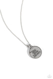 The KIND Side - Silver Necklace - Paparazzi Accessories Necklace Bedazzle Me Pretty Mobile Fashion Boutique