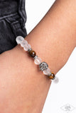 The Lions Share - Brown Bracelet - Paparazzi Accessories Bracelet Bedazzle Me Pretty Mobile Fashion Boutique