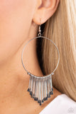 The Little Dipper - Silver Earrings - Paparazzi Accessories Earrings Bedazzle Me Pretty Mobile Fashion Boutique