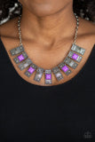 The MANE Contender - Purple Necklace - Paparazzi Accessories Necklace Bedazzle Me Pretty Mobile Fashion Boutique