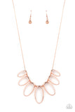 The MANE Ingredient - Copper Necklace - Paparazzi Accessories Necklace Bedazzle Me Pretty Mobile Fashion Boutique