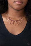 The MANE Ingredient - Copper Necklace - Paparazzi Accessories Necklace Bedazzle Me Pretty Mobile Fashion Boutique