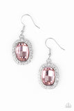 The Modern Monroe - Pink Earrings - Paparazzi Accessories Earrings Bedazzle Me Pretty Mobile Fashion Boutique