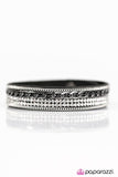 The Perfect Score - Black Bracelet - Paparazzi Accessories Bracelet Bedazzle Me Pretty Mobile Fashion Boutique
