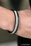 The Perfect Score - Black Bracelet - Paparazzi Accessories Bracelet Bedazzle Me Pretty Mobile Fashion Boutique