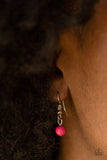 The Pony Express - Pink Necklace - Paparazzi Accessories Necklace Bedazzle Me Pretty Mobile Fashion Boutique