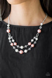 The Princess BRIDESMAID - Orange Necklace - Paparazzi Accessories Necklace Bedazzle Me Pretty Mobile Fashion Boutique