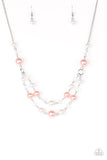 The Princess BRIDESMAID - Orange Necklace - Paparazzi Accessories Necklace Bedazzle Me Pretty Mobile Fashion Boutique