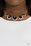 The Queen Demands It - Purple Necklace - Paparazzi Accessories Necklace Bedazzle Me Pretty Mobile Fashion Boutique