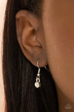 The Queen Demands It - Silver Necklace - Paparazzi Accessories Necklace Bedazzle Me Pretty Mobile Fashion Boutique