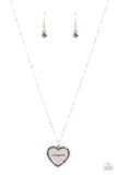 The Real Boss - Silver Necklace - Paparazzi Accessories Necklace FS-Bedazzle Me Pretty Mobile Fashion Boutique
